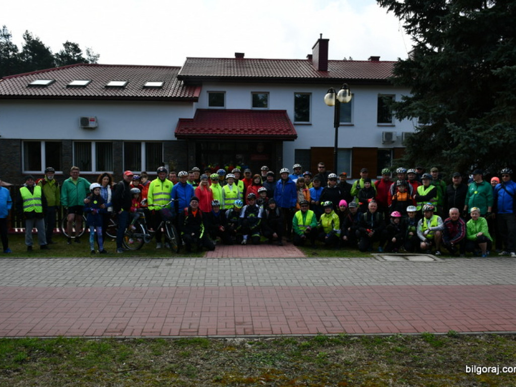 Rajd rowerowy w 100-lecie Nadleśnictwa Biłgoraj (FOTO)