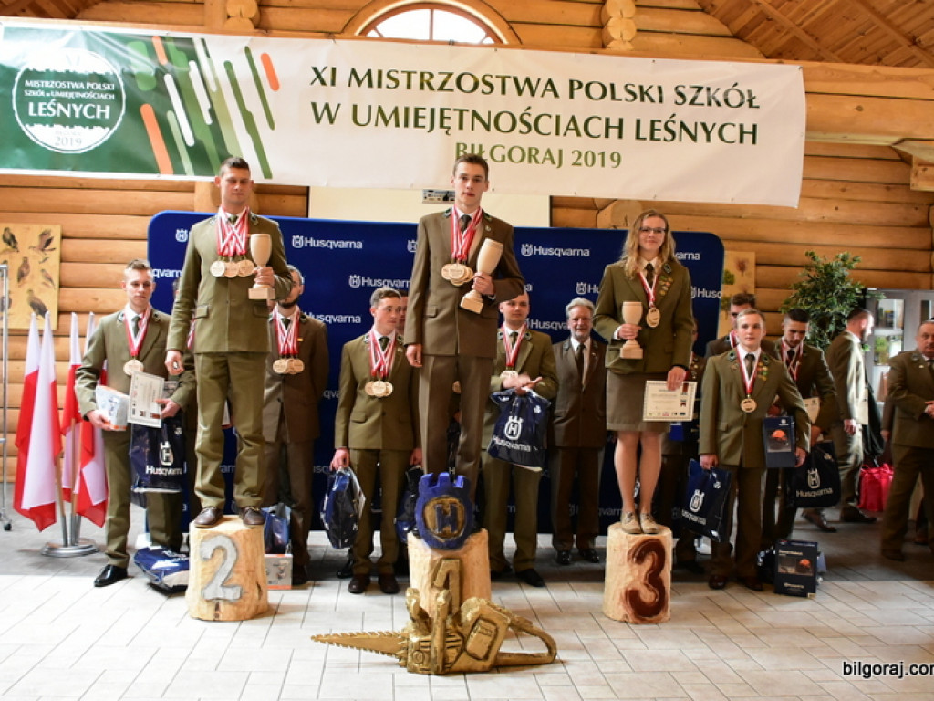 Zespół Szkół Leśnych zwyciężył w XI Mistrzostwach Polski Szkół w Umiejętnościach Leśnych (FOTO, WYNIKI)