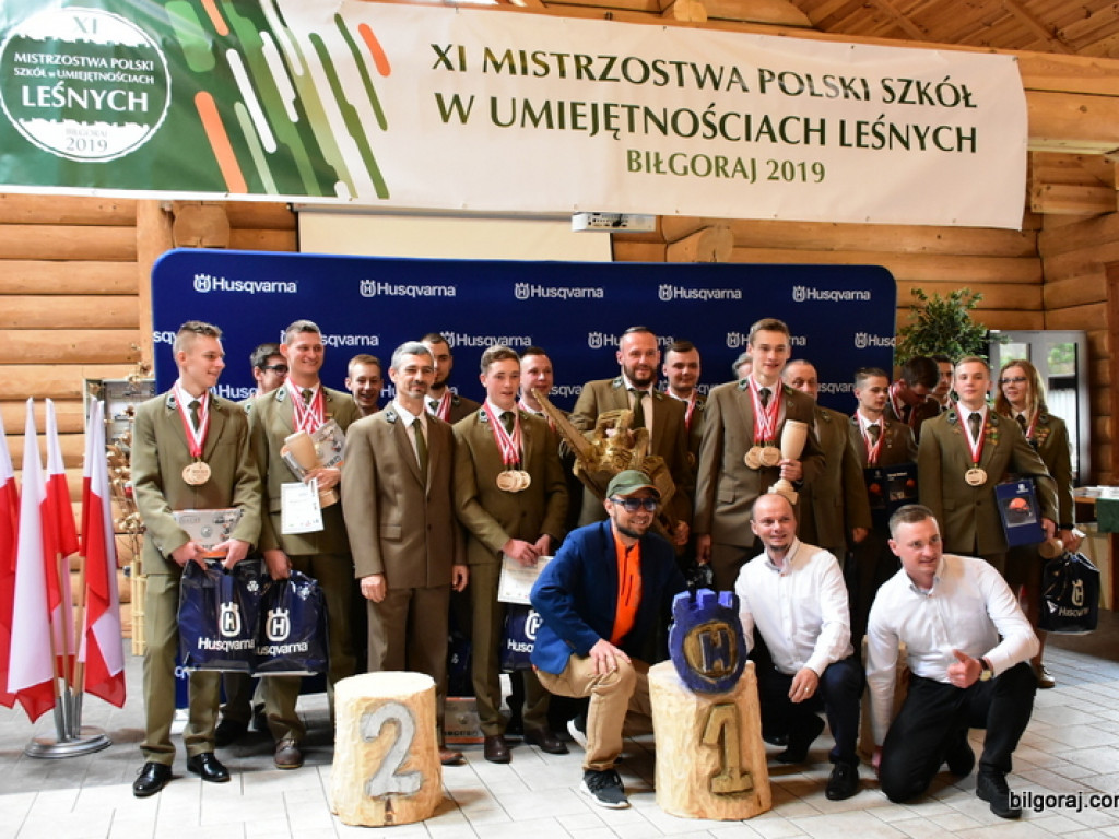Zespół Szkół Leśnych zwyciężył w XI Mistrzostwach Polski Szkół w Umiejętnościach Leśnych (FOTO, WYNIKI)