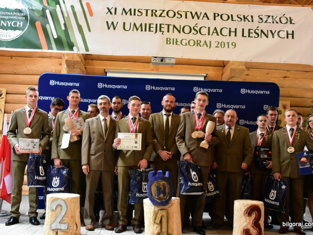 Zespół Szkół Leśnych zwyciężył w XI Mistrzostwach Polski Szkół w Umiejętnościach Leśnych (FOTO, WYNIKI)