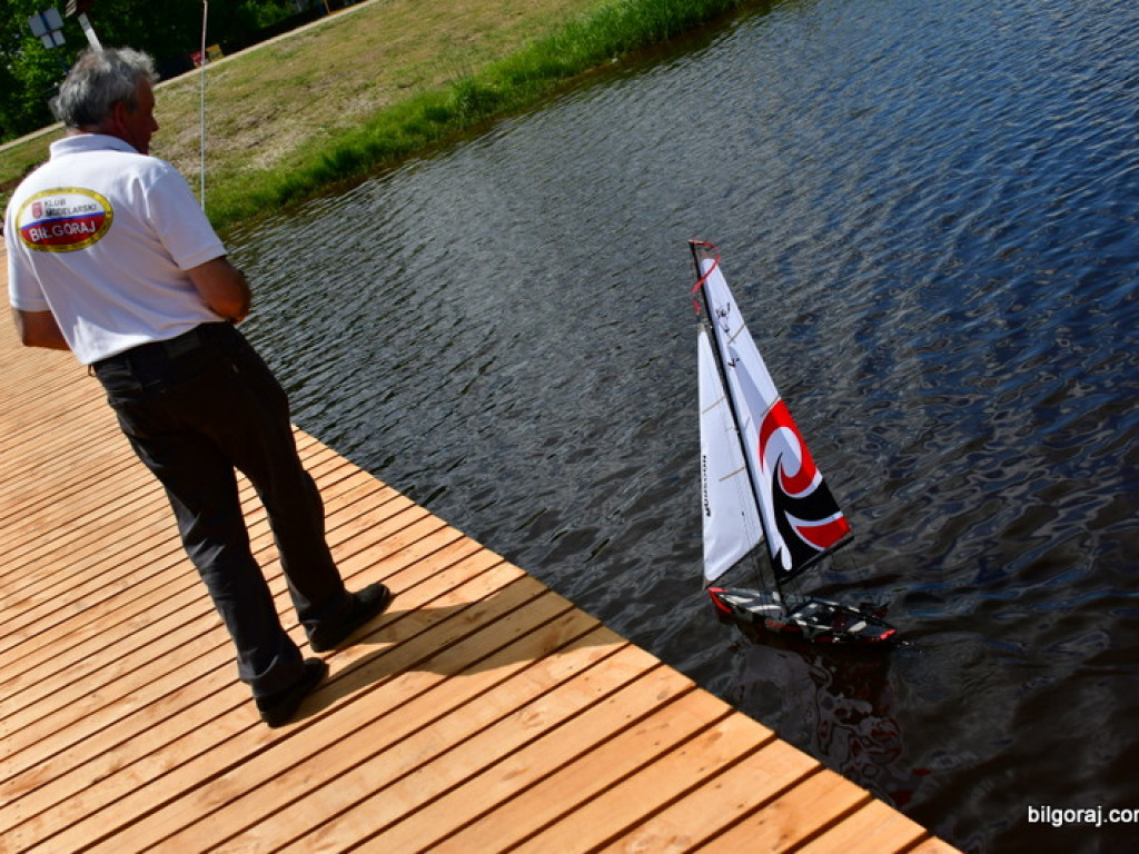Zawody Modeli Pływających Zdalnie Sterowanych o Puchar Burmistrza Miasta Biłgoraj (FOTO)