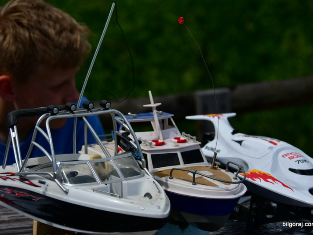 Zawody Modeli Pływających Zdalnie Sterowanych o Puchar Burmistrza Miasta Biłgoraj (FOTO)