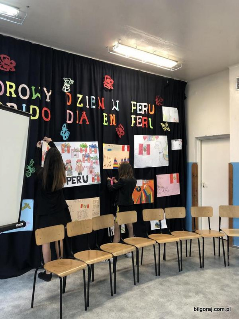 „Kolorowy dzień w Peru” w Szkole Podstawowej w Hedwiżynie (FOTO)