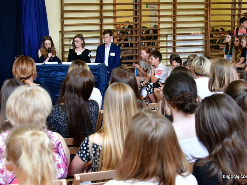 Jubileuszowy Sejmik Samorządów Uczniowskich Gimnazjów Powiatu Biłgorajskiego im. Celiny Ćwikły (FOTO)