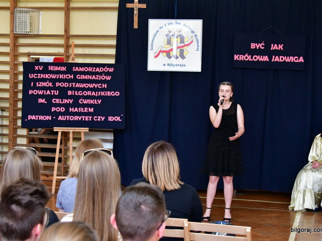 Jubileuszowy Sejmik Samorządów Uczniowskich Gimnazjów Powiatu Biłgorajskiego im. Celiny Ćwikły (FOTO)