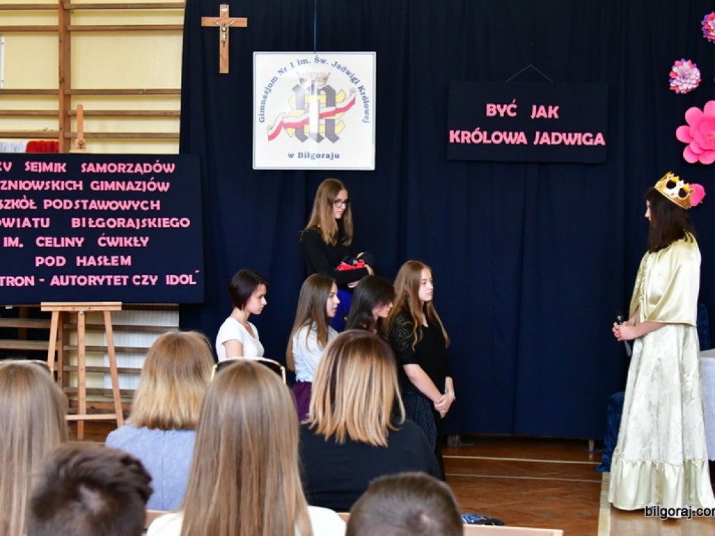 Jubileuszowy Sejmik Samorządów Uczniowskich Gimnazjów Powiatu Biłgorajskiego im. Celiny Ćwikły (FOTO)