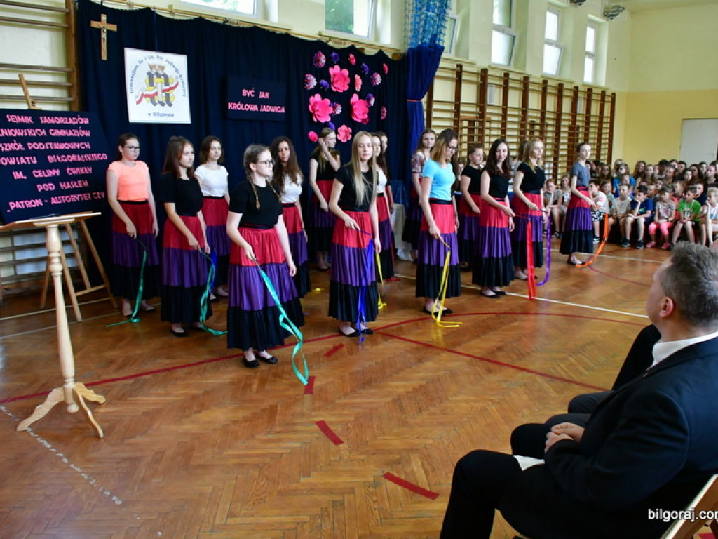 Jubileuszowy Sejmik Samorządów Uczniowskich Gimnazjów Powiatu Biłgorajskiego im. Celiny Ćwikły (FOTO)