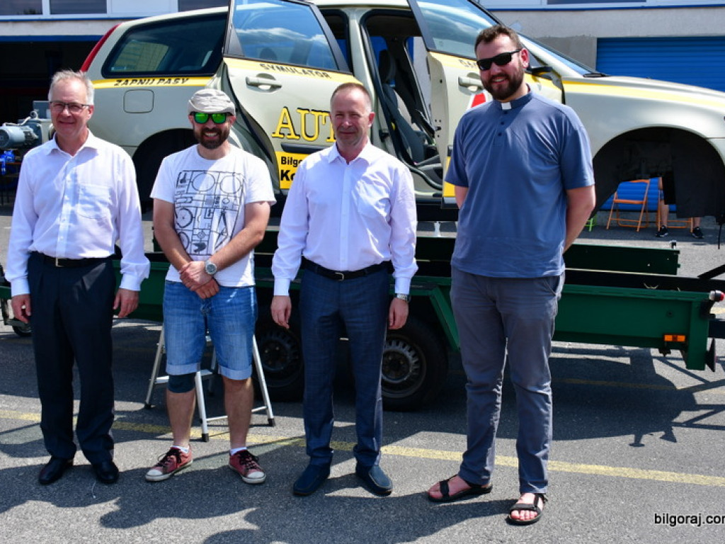 Beata Strzałka na integracyjnym pinkiku  osób niepełnosprawnych 