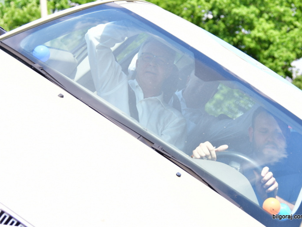 Beata Strzałka na integracyjnym pinkiku  osób niepełnosprawnych 