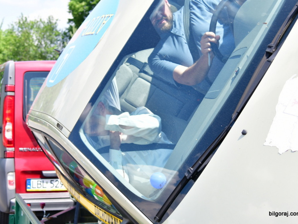 Beata Strzałka na integracyjnym pinkiku  osób niepełnosprawnych 