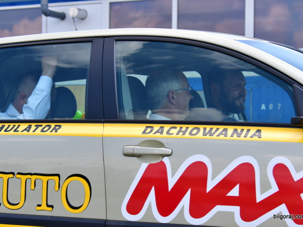 Beata Strzałka na integracyjnym pinkiku  osób niepełnosprawnych 