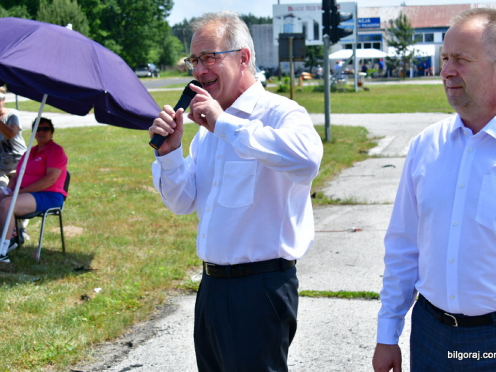 Beata Strzałka na integracyjnym pinkiku  osób niepełnosprawnych 