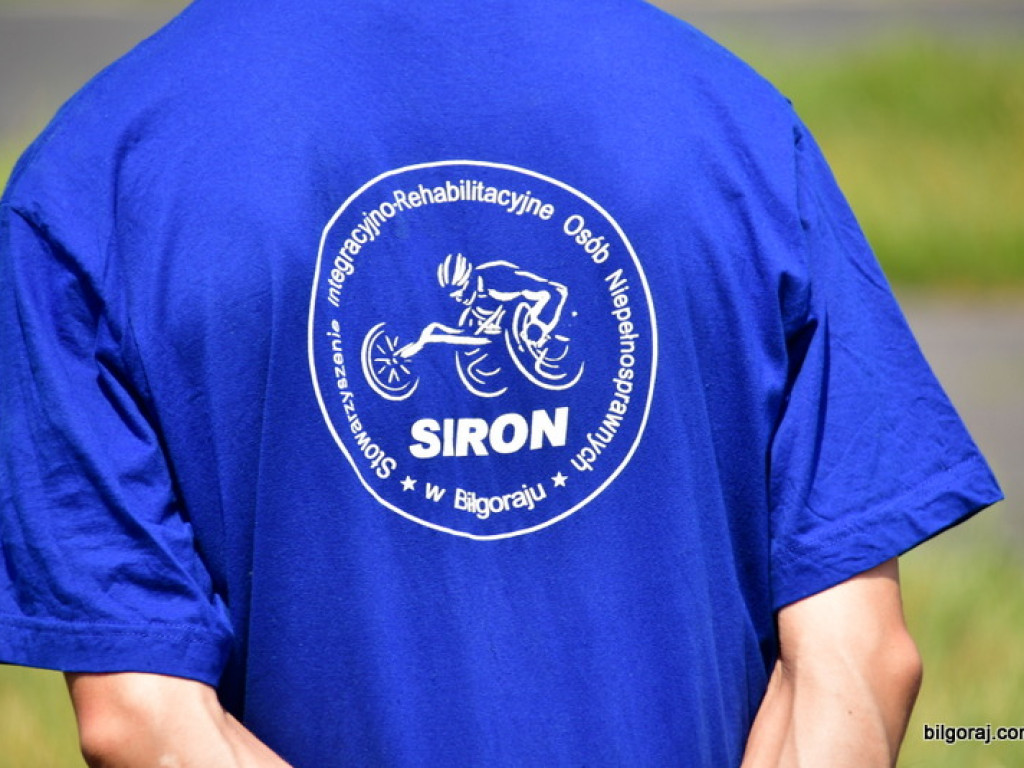 Beata Strzałka na integracyjnym pinkiku  osób niepełnosprawnych 