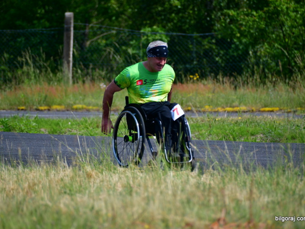Beata Strzałka na integracyjnym pinkiku  osób niepełnosprawnych 