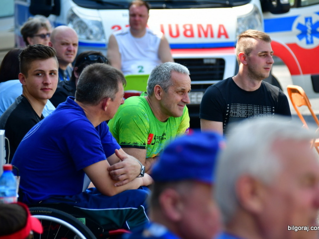 Beata Strzałka na integracyjnym pinkiku  osób niepełnosprawnych 