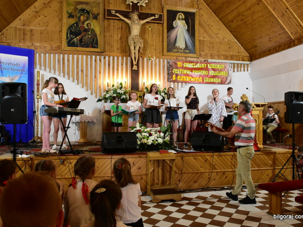 Festiwalowe zmagania małych artystów w Gromadzie. Dzieci śpiewały ku czci Maryi (FOTO, WYNIKI)