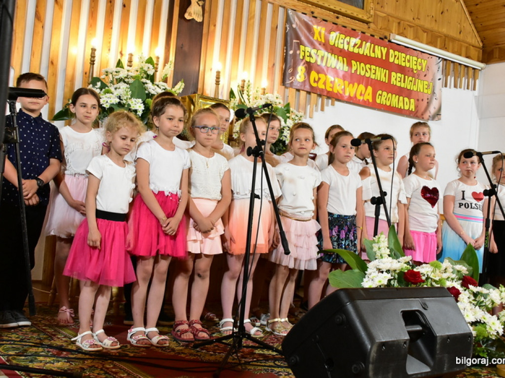 Festiwalowe zmagania małych artystów w Gromadzie. Dzieci śpiewały ku czci Maryi (FOTO, WYNIKI)