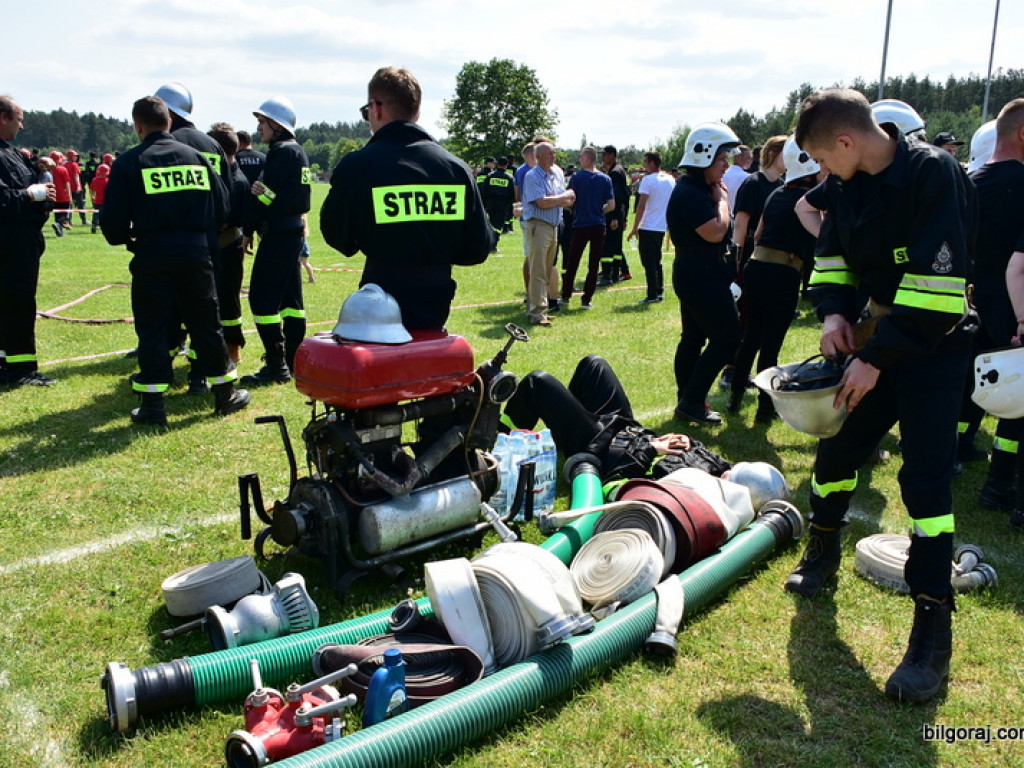 Strażacy ochotnicy z pięciu gmin rywalizowali w Tereszpolu (FOTO)