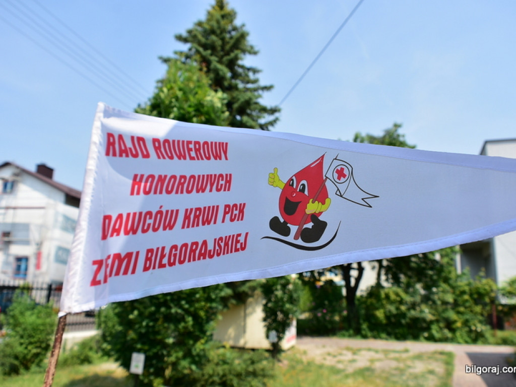 IV Rajd Rowerowy Honorowych Dawców Krwi Ziemi Biłgorajskiej (FOTO)