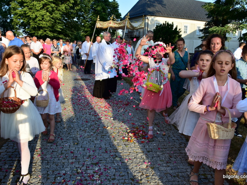 Oktawa Bożego Ciała. Wierni w procesjach do czterech ołtarzy i święcenie wianków (FOTO)