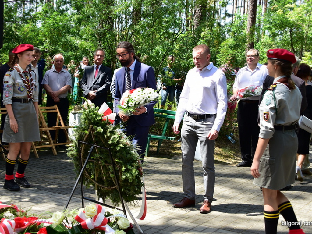 75. rocznica mordu partyzantów w lesie Rapy koło Biłgoraja (FOTO)