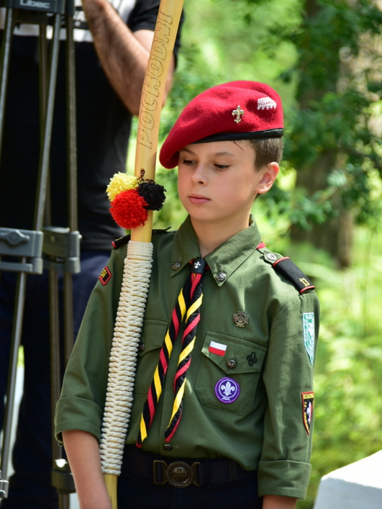 75. rocznica mordu partyzantów w lesie Rapy koło Biłgoraja (FOTO)