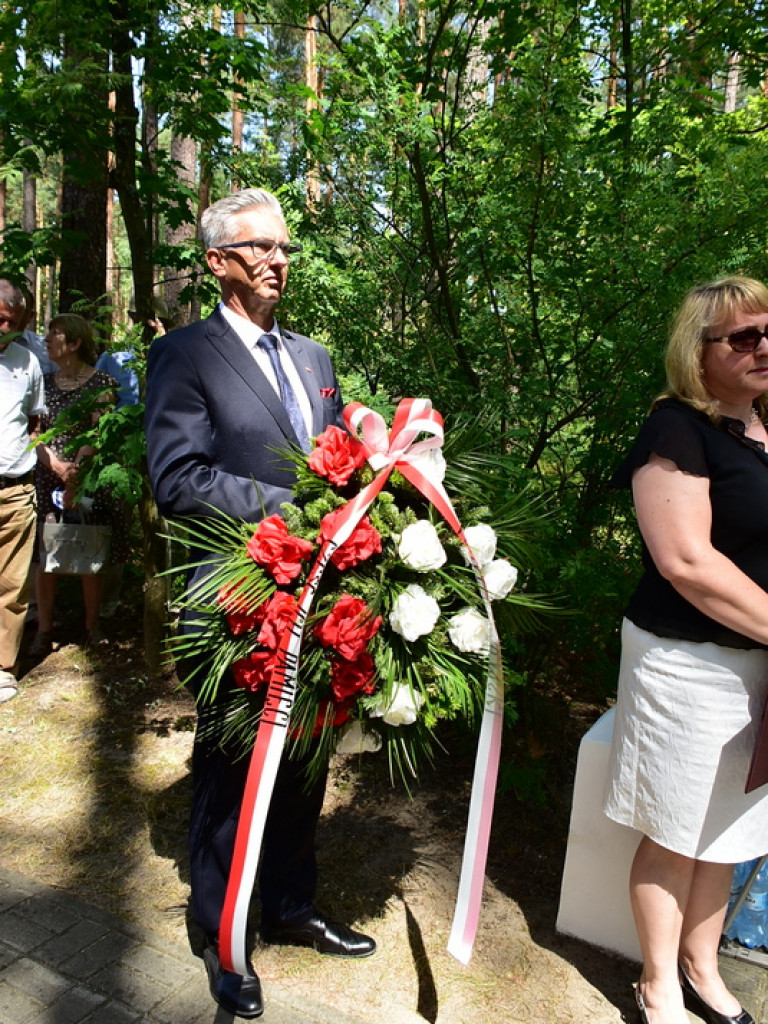 75. rocznica mordu partyzantów w lesie Rapy koło Biłgoraja (FOTO)