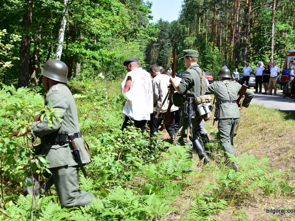 75. rocznica mordu partyzantów w lesie Rapy koło Biłgoraja (FOTO)