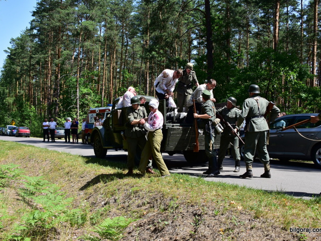 75. rocznica mordu partyzantów w lesie Rapy koło Biłgoraja (FOTO)