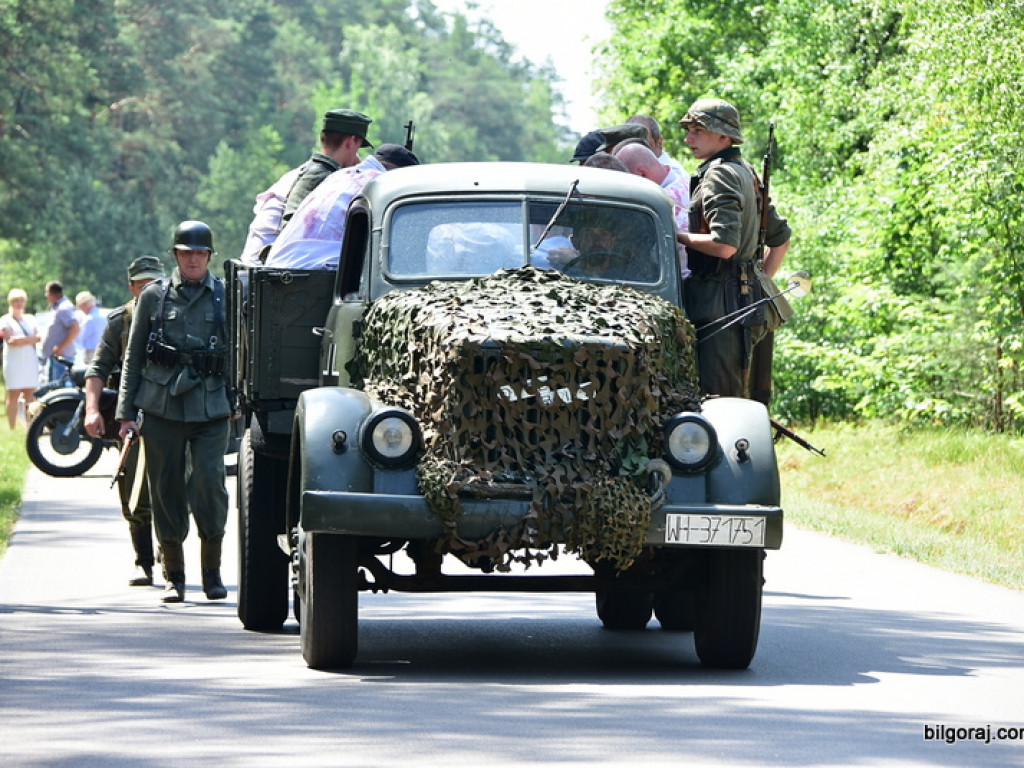 75. rocznica mordu partyzantów w lesie Rapy koło Biłgoraja (FOTO)