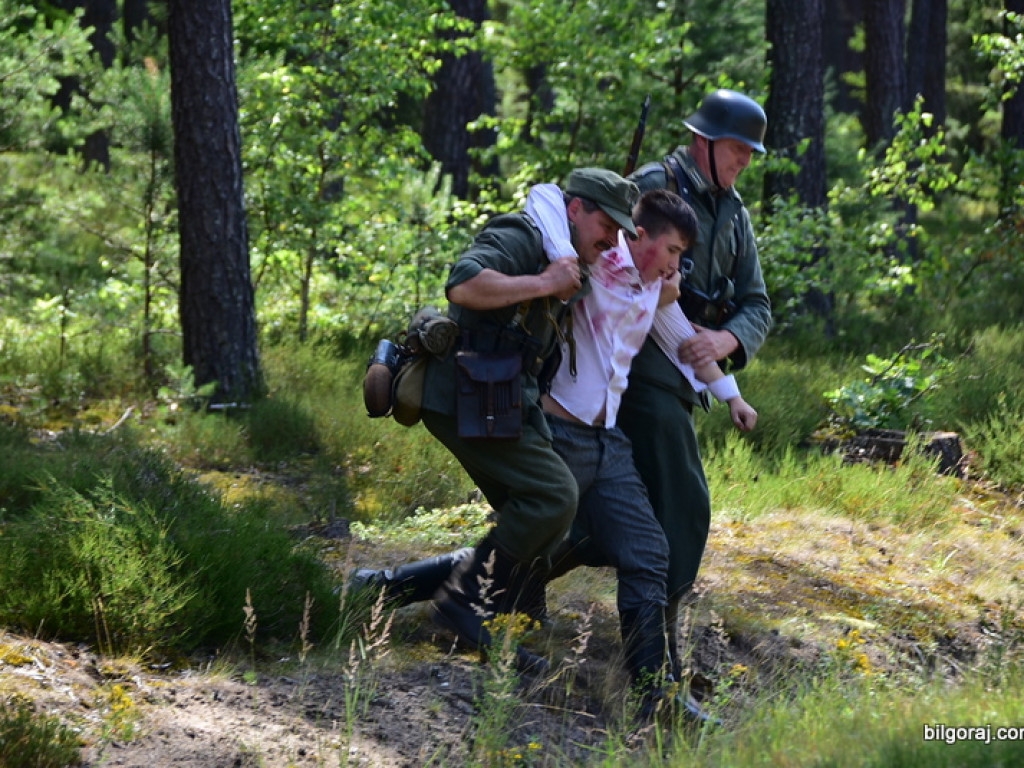 75. rocznica mordu partyzantów w lesie Rapy koło Biłgoraja (FOTO)