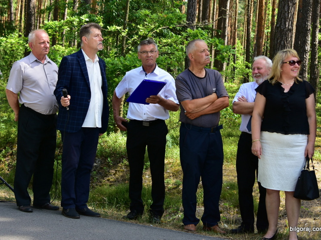 75. rocznica mordu partyzantów w lesie Rapy koło Biłgoraja (FOTO)