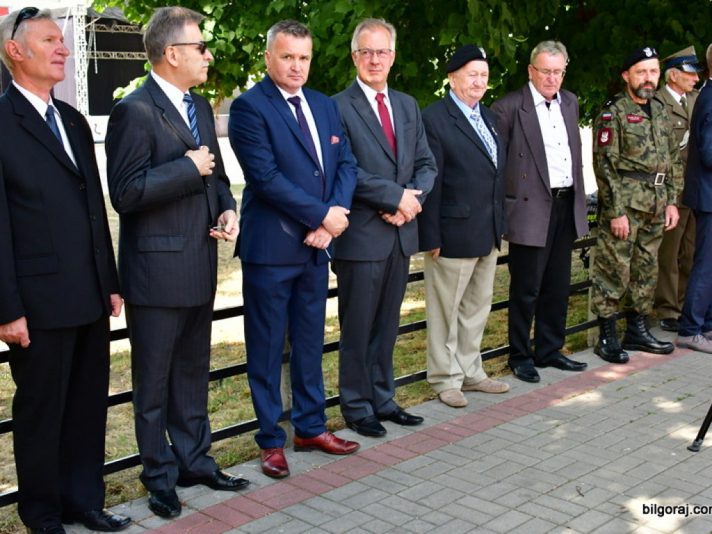 75. rocznica mordu partyzantów w lesie Rapy koło Biłgoraja (FOTO)