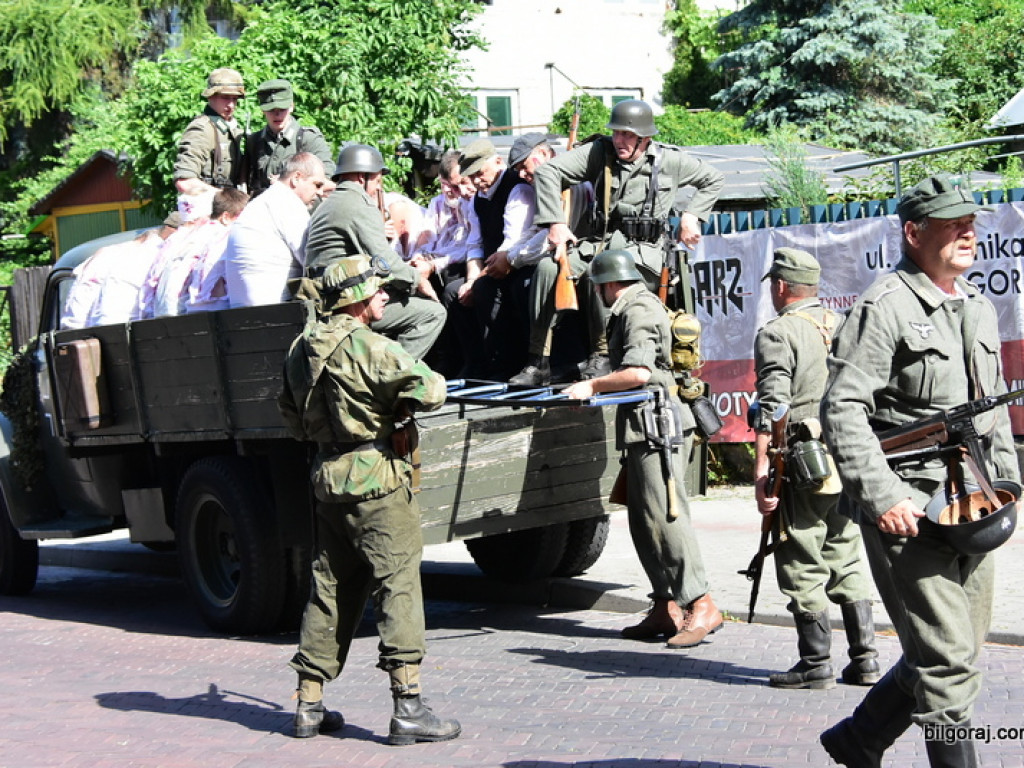 75. rocznica mordu partyzantów w lesie Rapy koło Biłgoraja (FOTO)