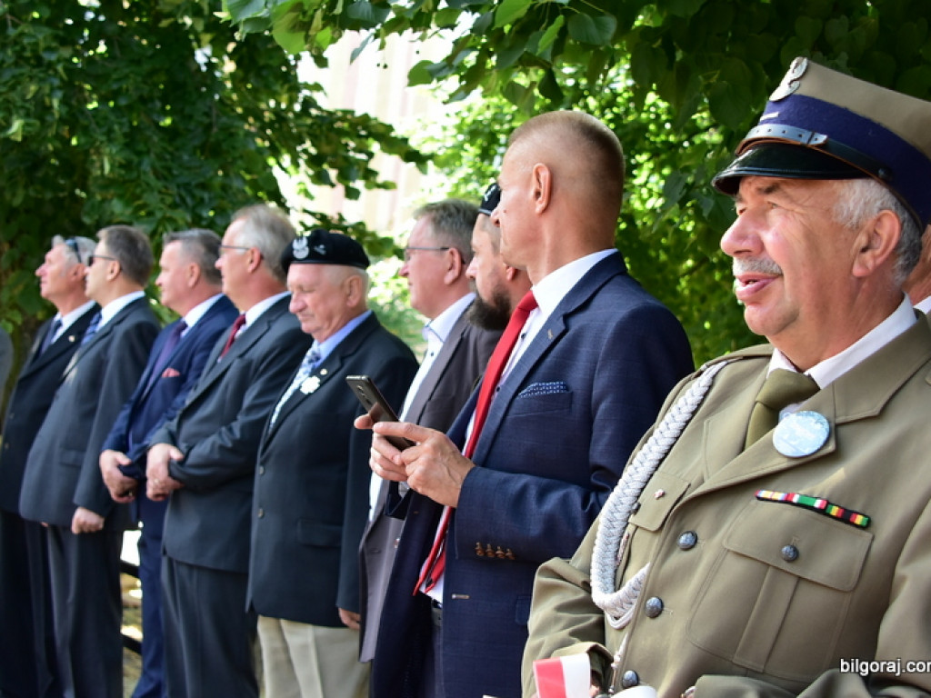 75. rocznica mordu partyzantów w lesie Rapy koło Biłgoraja (FOTO)