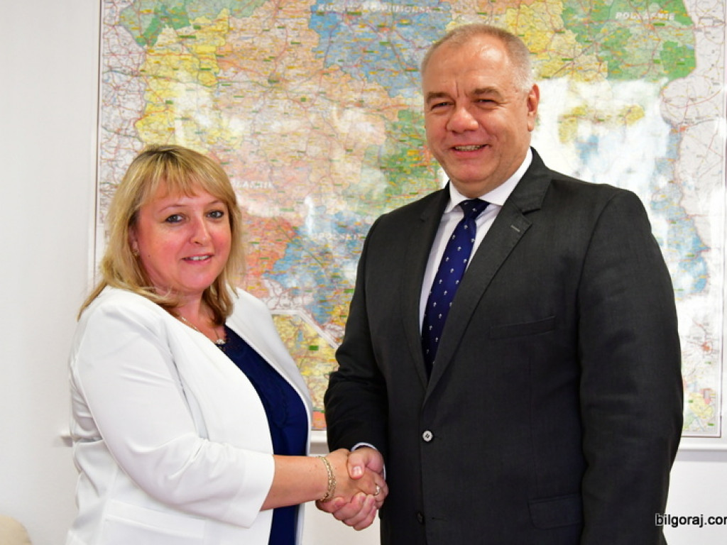 Wicepremier Jacek Sasin gościł dziś w Biłgoraju. Były rozmowy o szpitalu i drogach (FOTO)