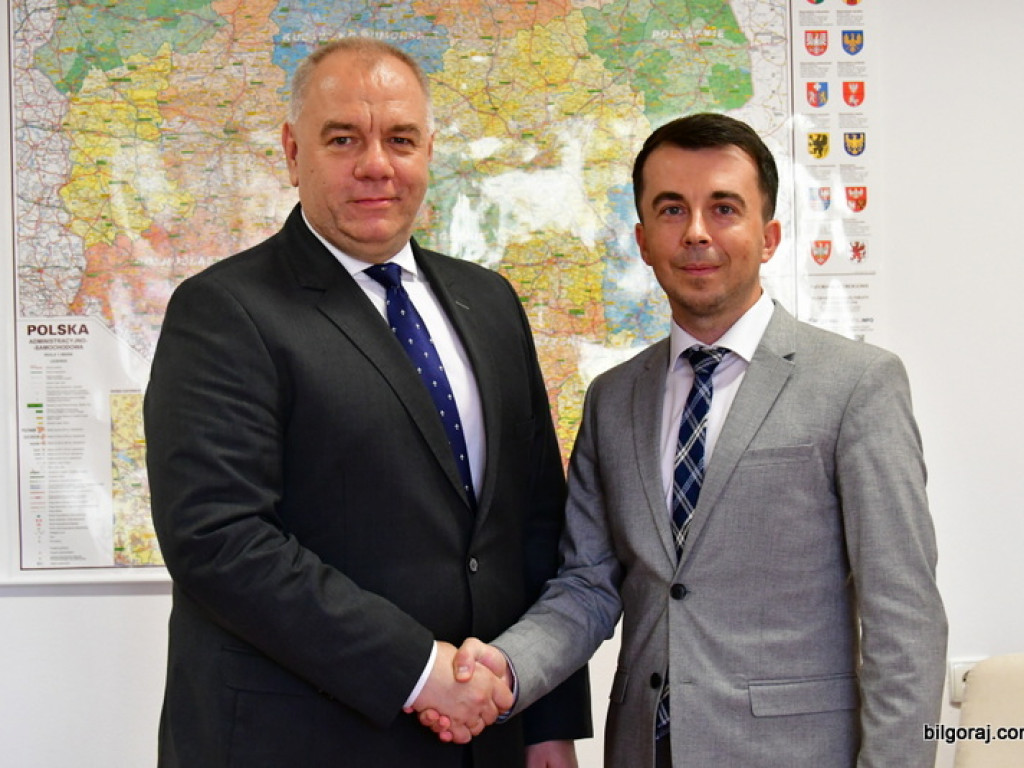 Wicepremier Jacek Sasin gościł dziś w Biłgoraju. Były rozmowy o szpitalu i drogach (FOTO)