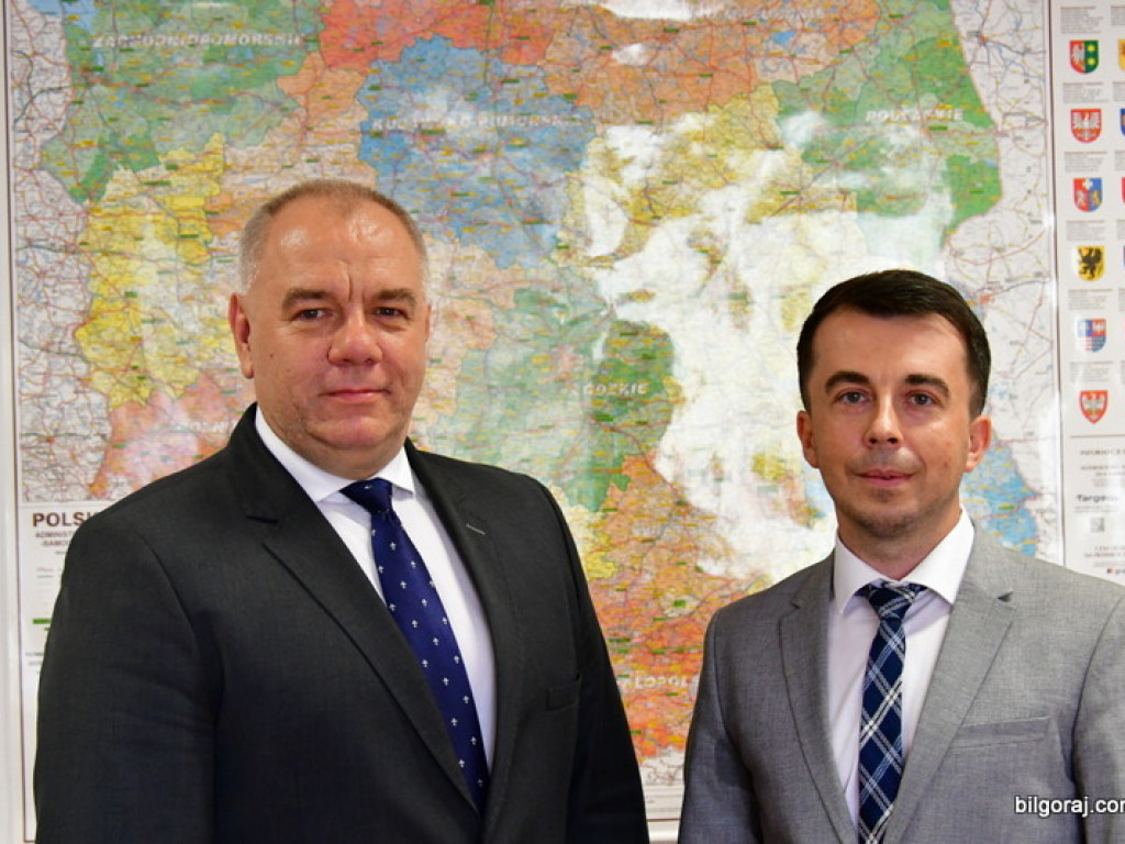 Wicepremier Jacek Sasin gościł dziś w Biłgoraju. Były rozmowy o szpitalu i drogach (FOTO)