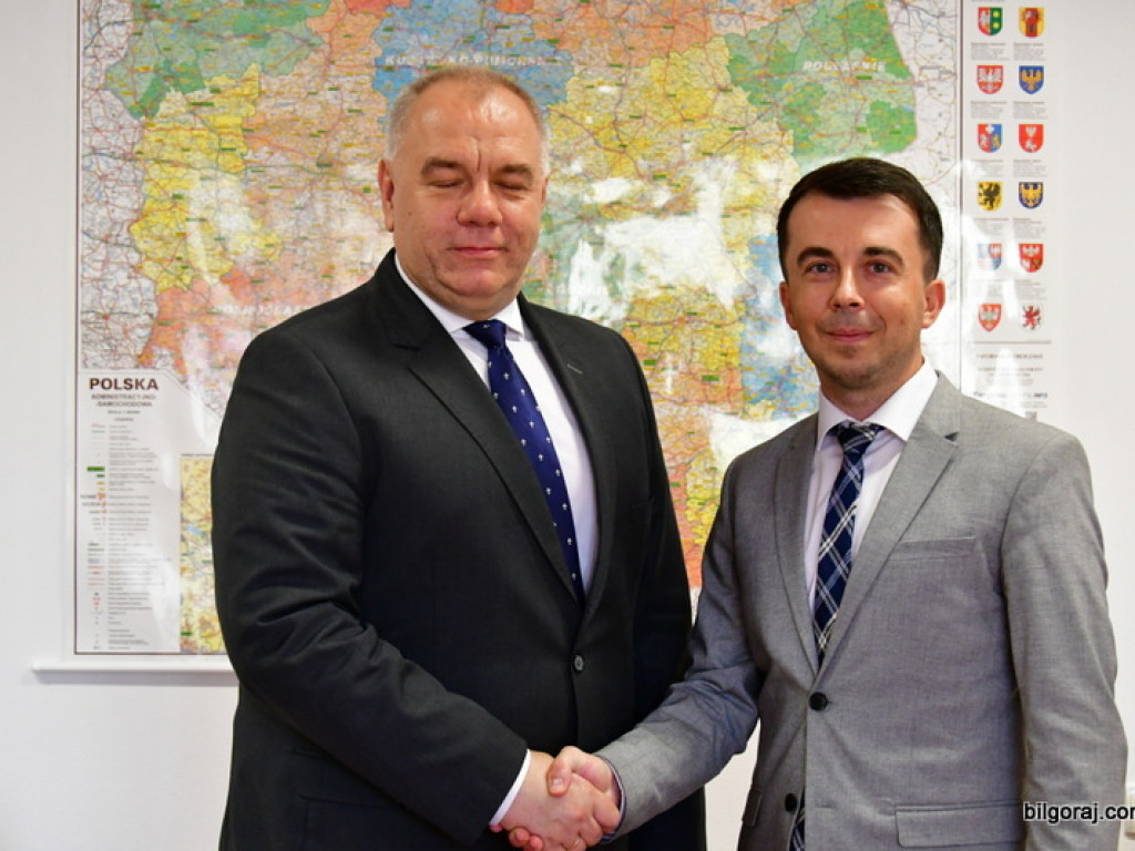 Wicepremier Jacek Sasin gościł dziś w Biłgoraju. Były rozmowy o szpitalu i drogach (FOTO)
