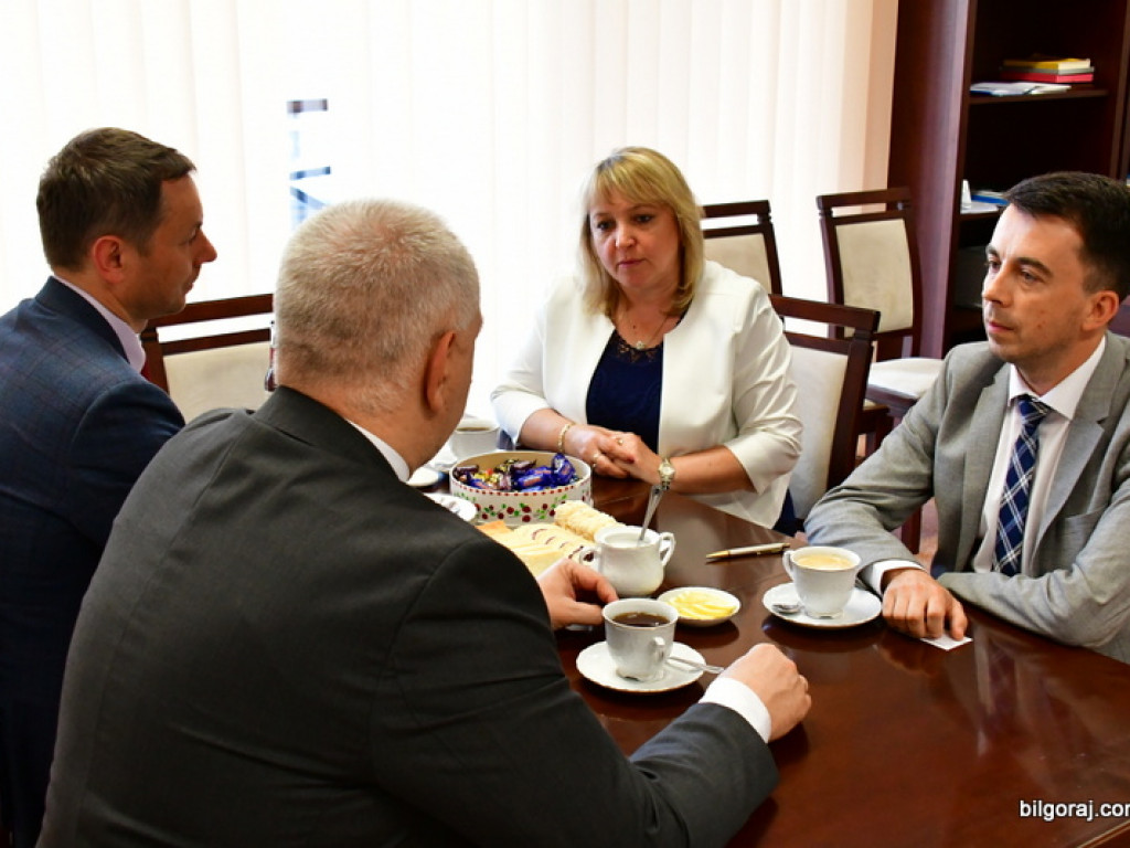 Wicepremier Jacek Sasin gościł dziś w Biłgoraju. Były rozmowy o szpitalu i drogach (FOTO)