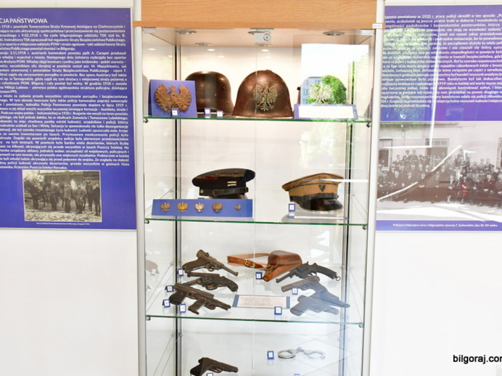 Na straży porządku i bezpieczeństwa. Nowa wystawa czasowa w Muzeum Ziemi Biłgorajskiej w Biłgoraju (FOTO)
