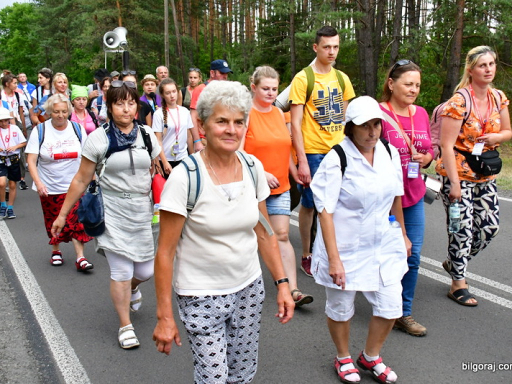 Pielgrzymi przybyli do Biłgoraja. W mieście nocują grupy z Zamościa i Hrubieszowa (FOTO)