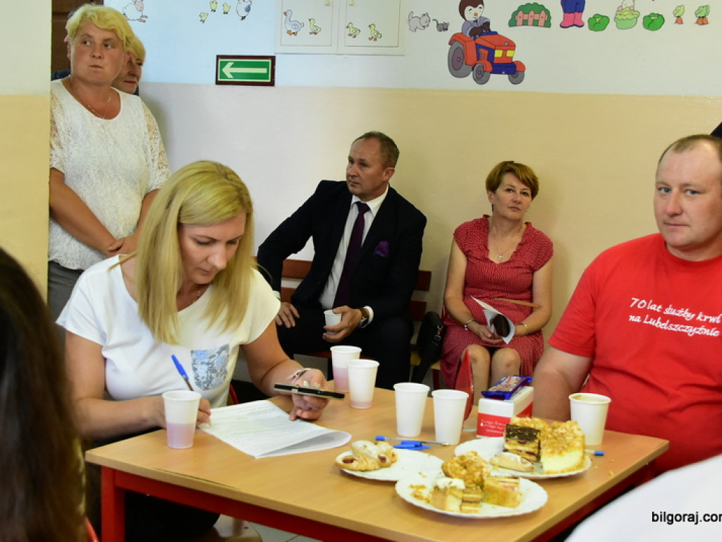 Jubileuszowa 10. akcja poboru krwi w Majdanie Starym