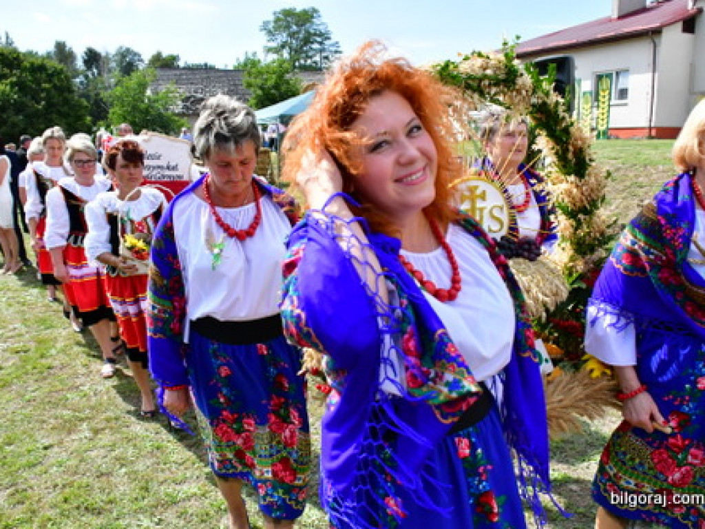 Dożynki w Gminie Tarnogród. Rolnicy świętowali w Luchowie Górnym (FOTO)