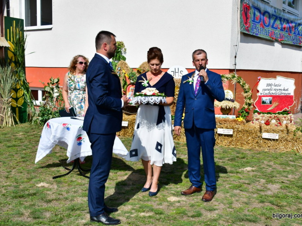 Dożynki w Gminie Tarnogród. Rolnicy świętowali w Luchowie Górnym (FOTO)