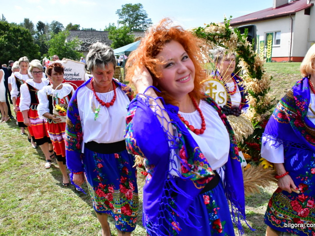 Dożynki w Gminie Tarnogród. Rolnicy świętowali w Luchowie Górnym (FOTO)