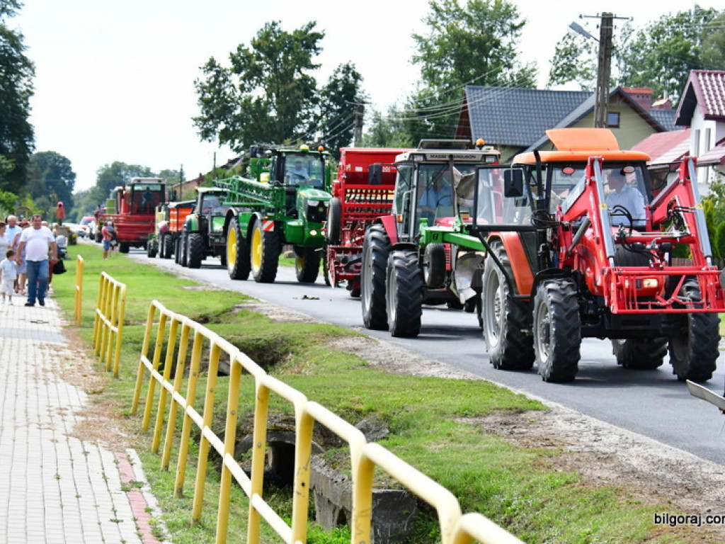 Dożynki w Gminie Tarnogród. Rolnicy świętowali w Luchowie Górnym (FOTO)