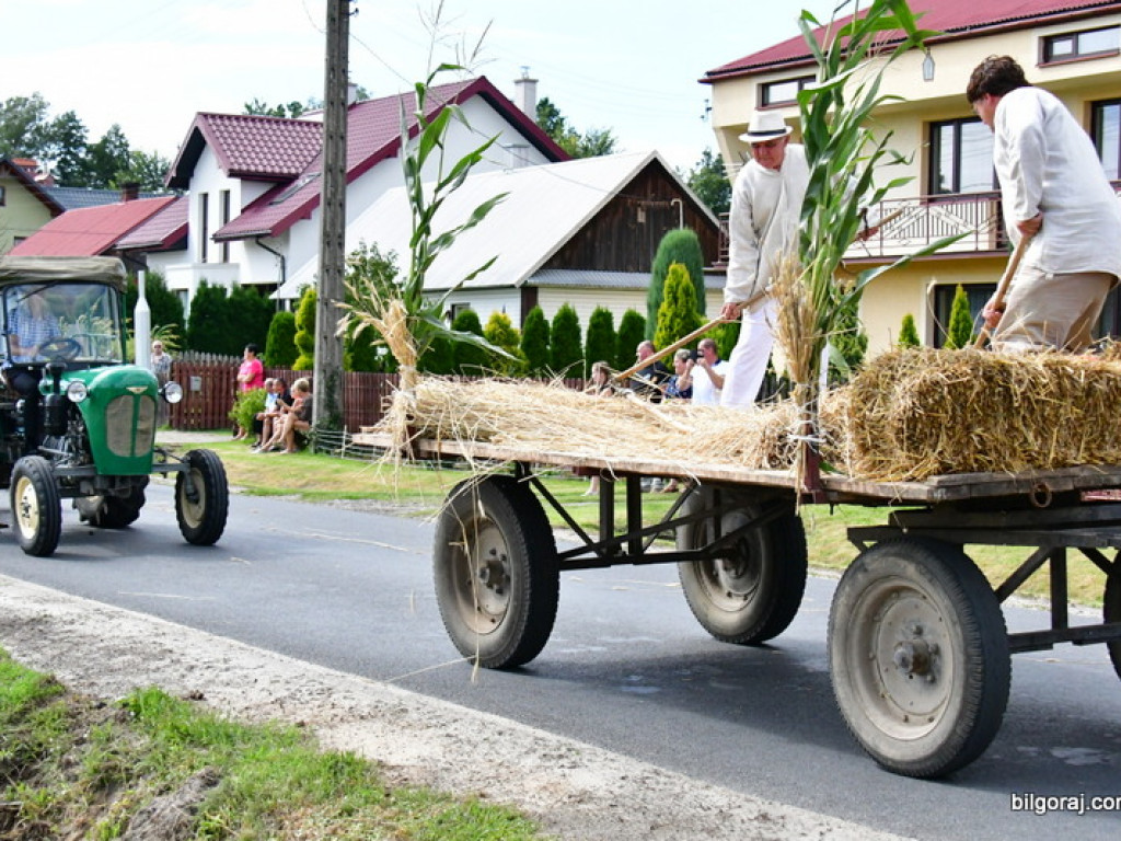 Dożynki w Gminie Tarnogród. Rolnicy świętowali w Luchowie Górnym (FOTO)