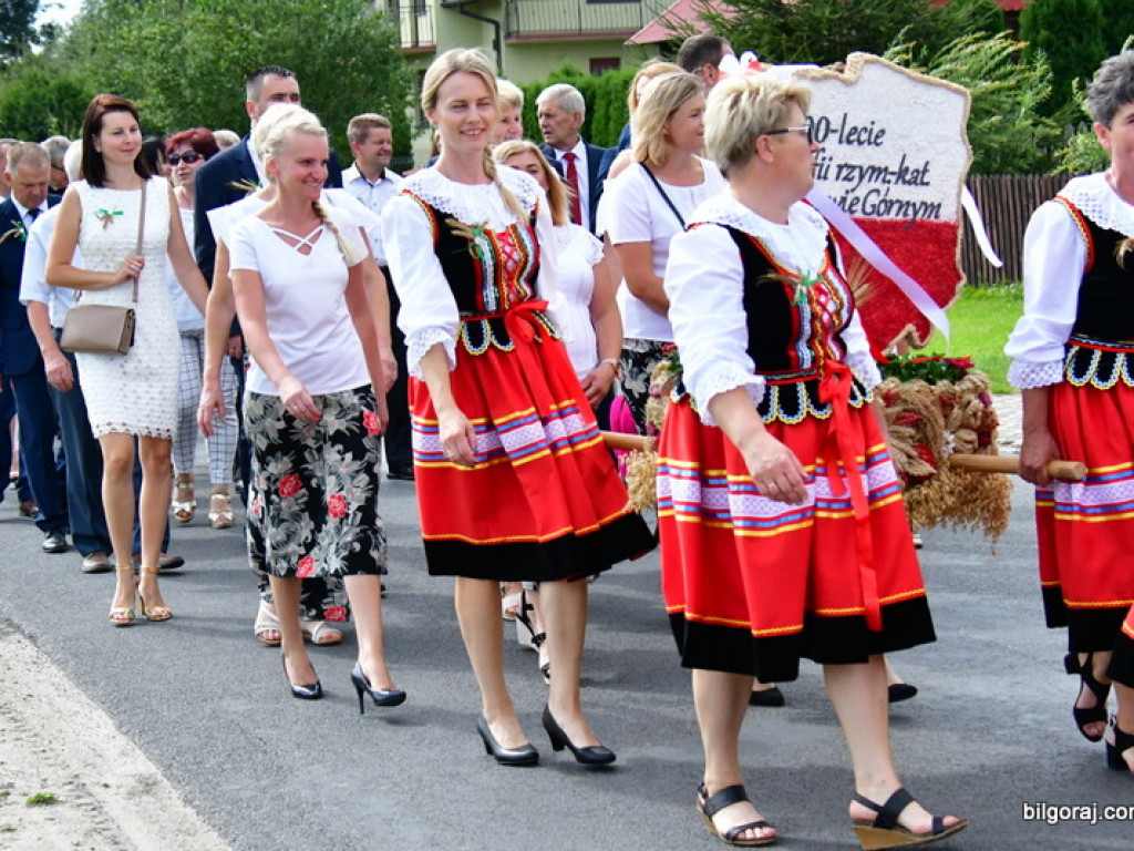 Dożynki w Gminie Tarnogród. Rolnicy świętowali w Luchowie Górnym (FOTO)