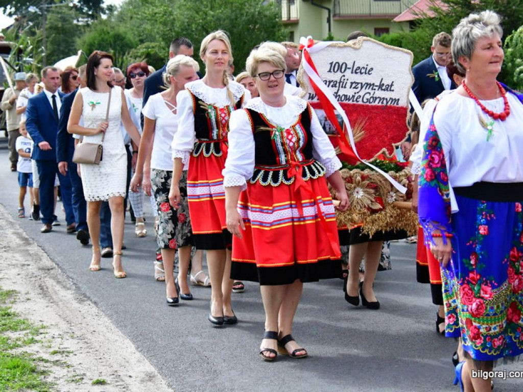 Dożynki w Gminie Tarnogród. Rolnicy świętowali w Luchowie Górnym (FOTO)